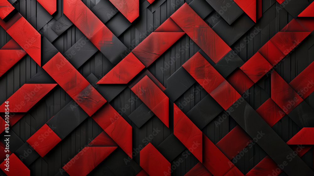 Black and red geometric pattern wall panel texture background image, golden ratio, cool, copy space,space for text,Generative AI.黒と赤の幾何学的な模様の壁のパネルのテクスチャの背景画像、黄金比、カッコいい、コピースペース,テキスト用スペース,Generative AI。 Black and red geometric pattern wall panel texture background image, golden ratio, cool, copy space,space for text,Generative AI.黒と赤の幾何学的な模様の壁のパネルのテクスチャの背景画像、黄金比、カッコいい、コピースペース,テキスト用スペース,Generative AI。