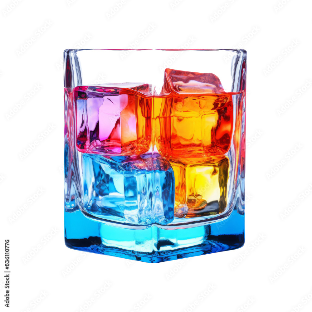 glass design isolated on white