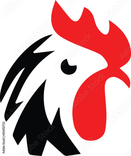 Chicken Shop Logo Vector, Editable Rooster Logo Vector,  Chicken Logo Vector Design
