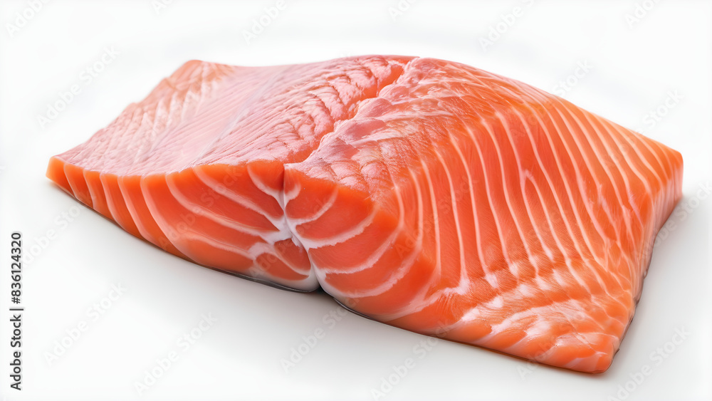 Fresh raw and grilled salmon Fresh raw and grilled salmon