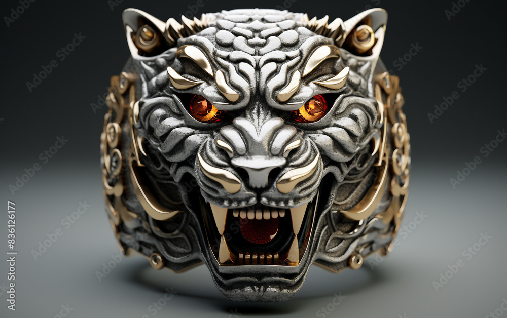 Fototapeta premium the head of a lion