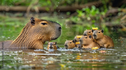 I imagine an image of two dogs, one of them a prairie dog, happily eating grass in a field