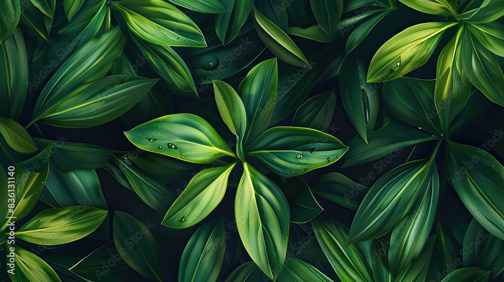 Beautiful green leaves creating a lush and vibrant natural background, perfect for nature-themed projects or presentations. Beautiful green leaves creating a lush and vibrant natural background, perfect for nature-themed projects or presentations.