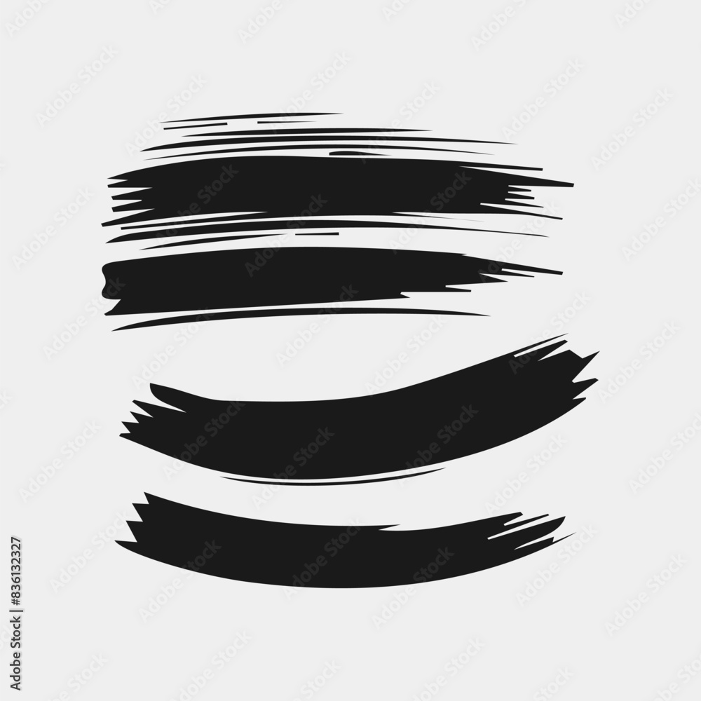 Brush strokes texture. Black Brush strokes isolated on white background. Brush strokes grunge background Brush strokes texture. Black Brush strokes isolated on white background. Brush strokes grunge background