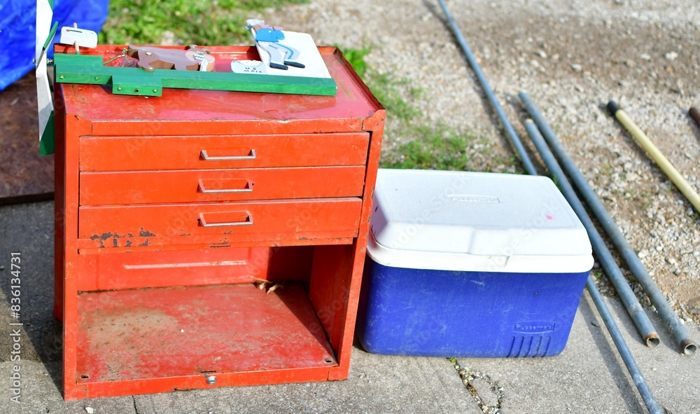 Naklejka premium Yard Sale Items