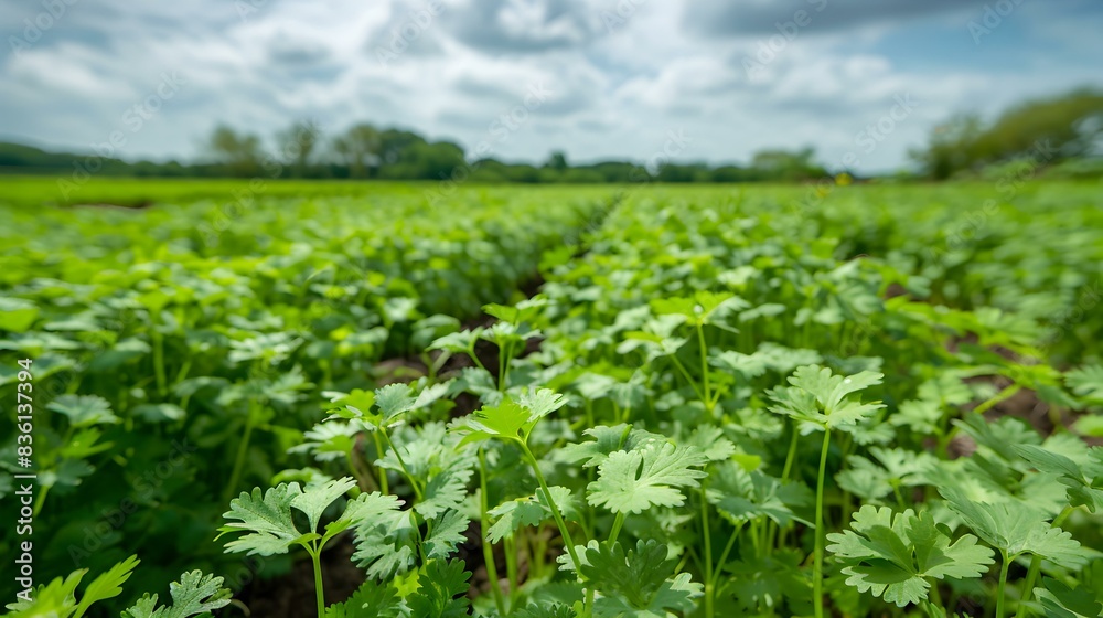 cilantro field a sea img cilantro field a sea img