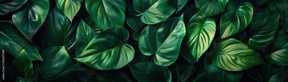 A lush arrangement of green leaves showcasing vibrant textures and shades, perfect for nature and plant-themed backgrounds and designs. A lush arrangement of green leaves showcasing vibrant textures and shades, perfect for nature and plant-themed backgrounds and designs.