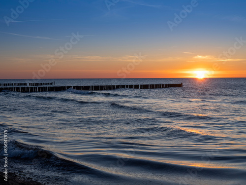 Sonnenuntergang an der Ostsee