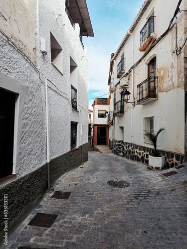 narrow street in the old town