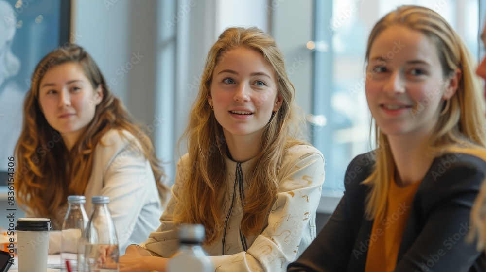 International project management team incorporating LGBTQ+ inclusivity into their strategies, ensuring that all global initiatives promote gender equality and safe spaces for queer employees. The