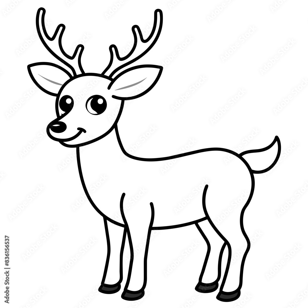deer illustration deer illustration