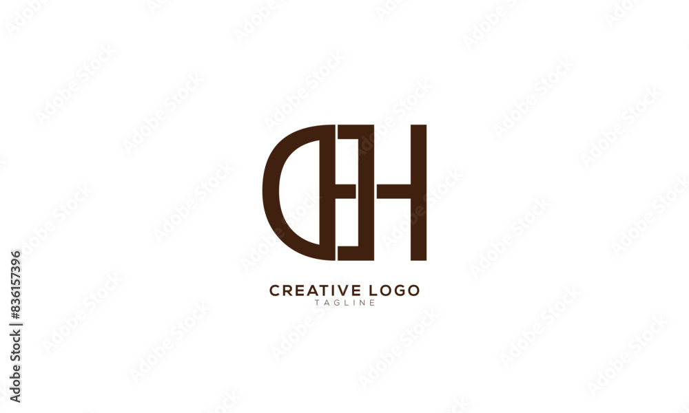 DEH Abstract initial monogram letter alphabet logo design DEH Abstract initial monogram letter alphabet logo design