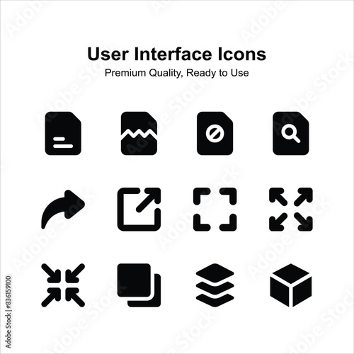 Well designed user interface icons pack, ready to use