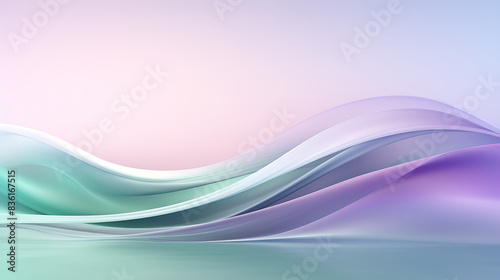 a green and blue background with waves