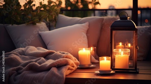 Cozy Evening Solace by Candlelight