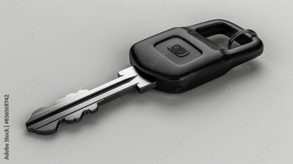 Car key isolated on white background Car key isolated on white background
