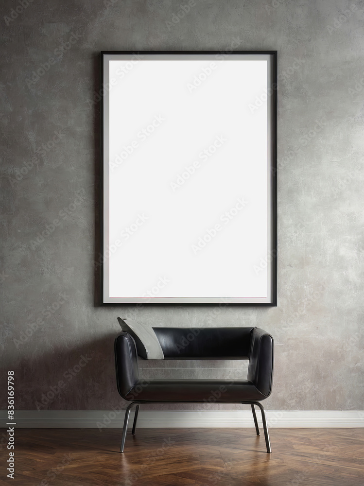 Poster advertisement empty mockup with aesthetic design Poster advertisement empty mockup with aesthetic design