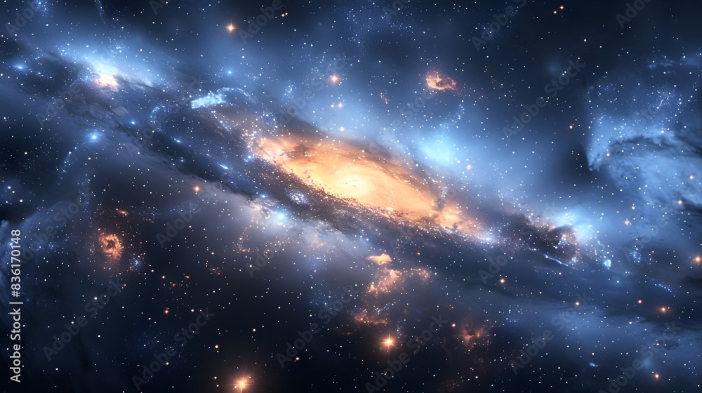 galaxy in space galaxy in space
