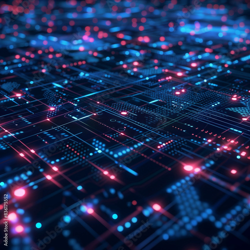A digital background ,future ,AI ,network ,data transmission, for background