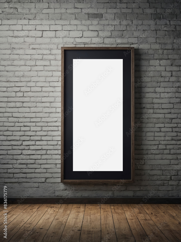 Poster advertisement empty mockup with aesthetic design Poster advertisement empty mockup with aesthetic design