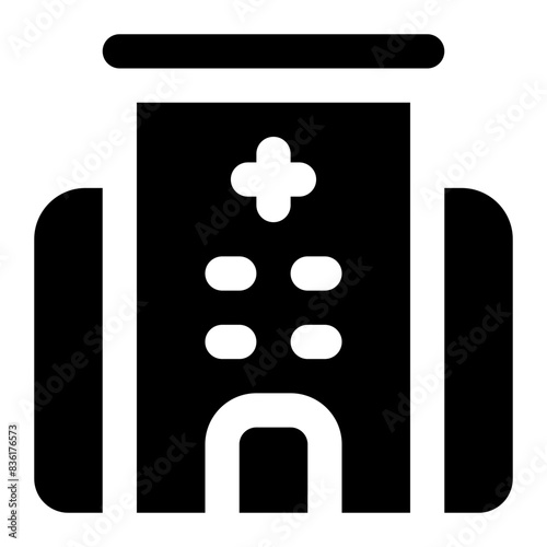 hospital icon for illustration