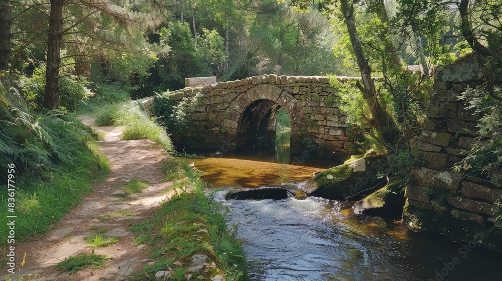 Scenic Hike through Historic Mills Trail in Rio Medio Mino La Coruna Scenic Hike through Historic Mills Trail in Rio Medio Mino La Coruna