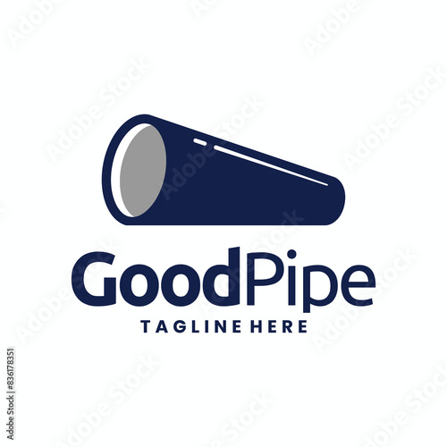 good pipe logo, pipe logo template