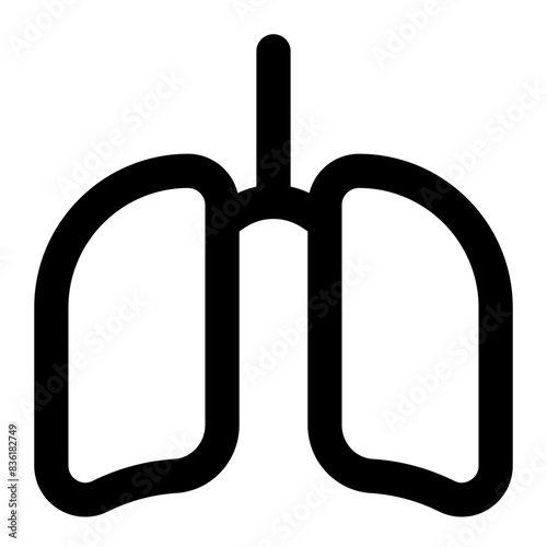 lung icon for illustration