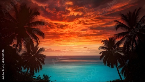 A Hyper-Realistic Photo of a Gorgeous Tropical Scene