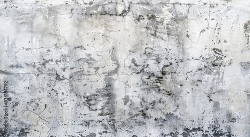 Abstract white grunge concrete wall background texture © grigoryepremyan