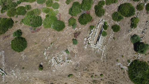 Giants' Tomb is Lapideddas of Gonnosno in central Sardinia photo