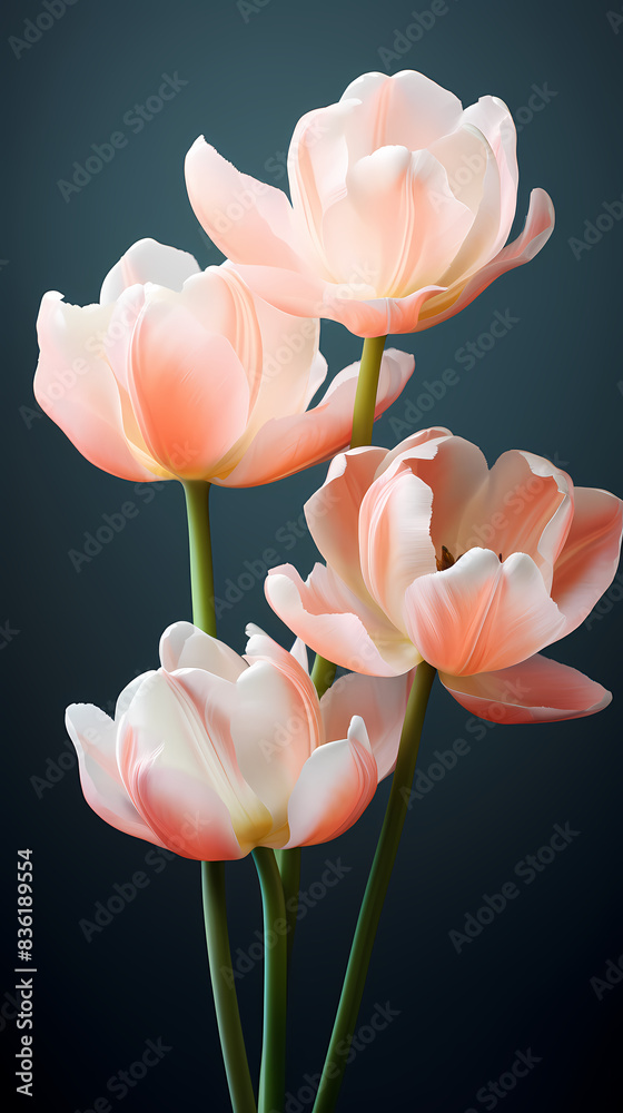 Fototapeta premium Beautiful tulip flowers