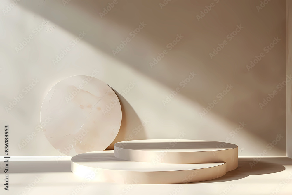 Pastel color podium Background. Pastel color podium Background.