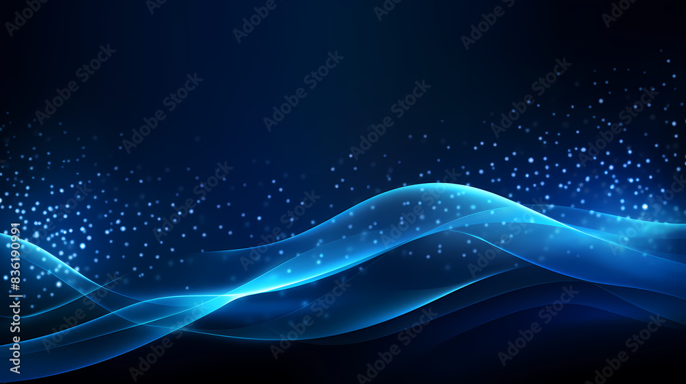 Abstract blue waves Abstract blue waves
