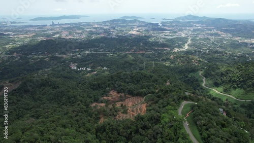 Kota Kinabalu, Malaysia – May 30 2024: The Kokol Hill photo