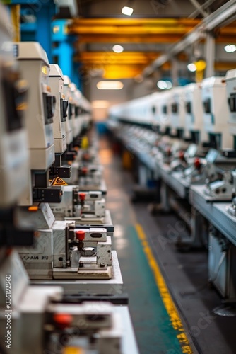Wallpaper Mural Industrial interior of a factory for the production of household appliances. Torontodigital.ca