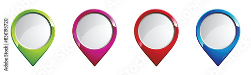 PrintMap marker set colorful.