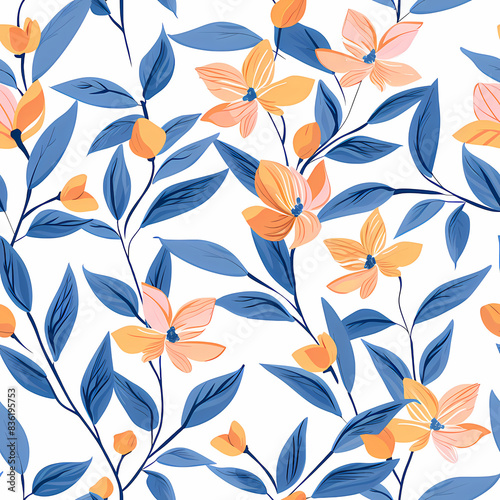 Wallpaper Mural Seamless pattern for fabric designs., wallpaper, background Torontodigital.ca