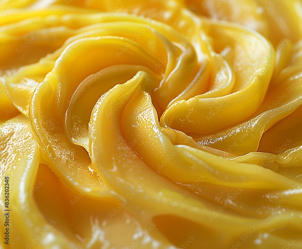 Mango flavored sherbet texture background Mango flavored sherbet texture background