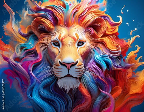 lion head vector © Muhammad Zubair 