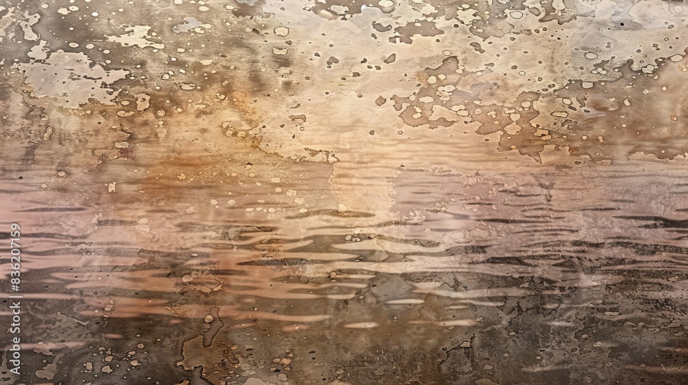 Obraz premium Vintage Water Texture with Aged and Weathered Details..