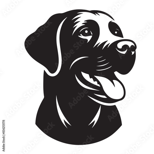 Happy Labrador Dog Vector