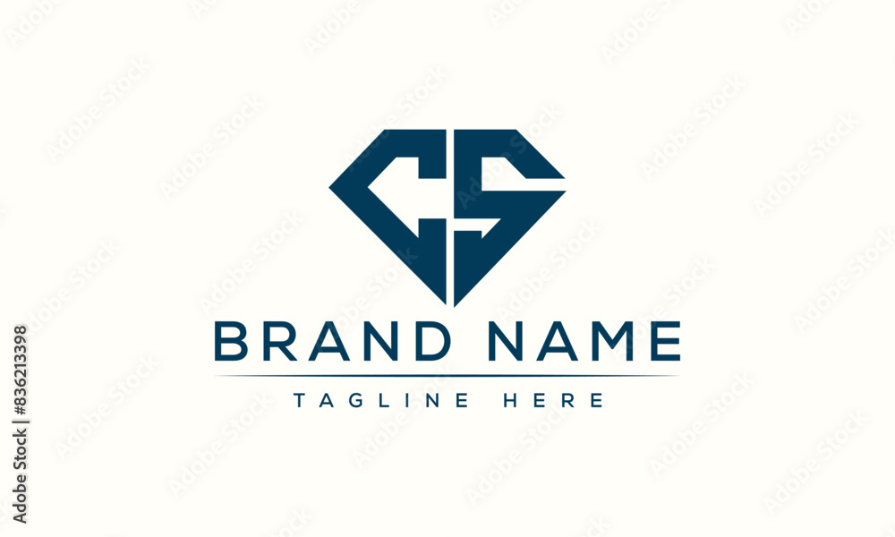 Logo design letter CS . Elegant modern. Vector template. Logo design letter CS . Elegant modern. Vector template.