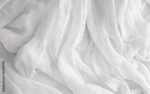 Panorama of Vintage white cloth texture