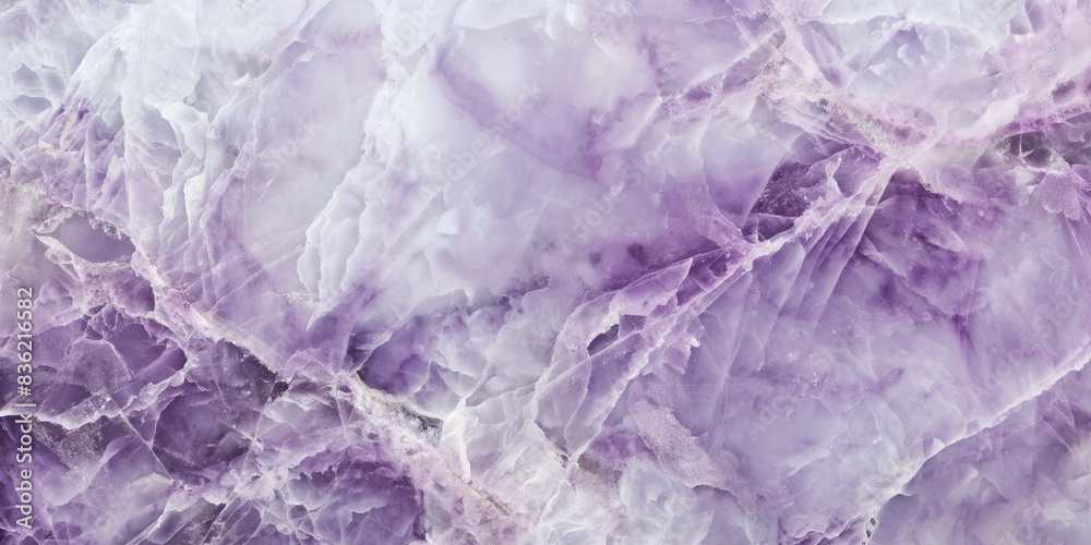 Obraz premium Amethyst stone background, light purple gem texture