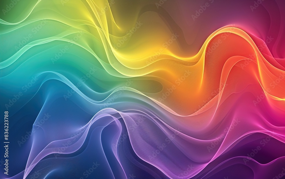 Obraz premium rainbow line color abstract mozaik art for background