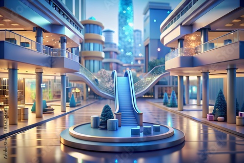 light, architecture, lights, abstract, carousel, car, street, traffic, wheel, fun, night, 3d