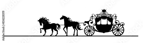cinderella carriage silhouette	
