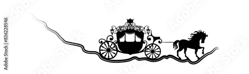 cinderella carriage silhouette	
