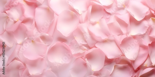 Romantic Setting Soft Pink Rose Petals on Silk Background. Concept Romantic Setting, Soft Pink, Rose Petals, Silk Background